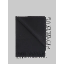 Black cashmere scarf