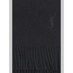 Black cashmere scarf