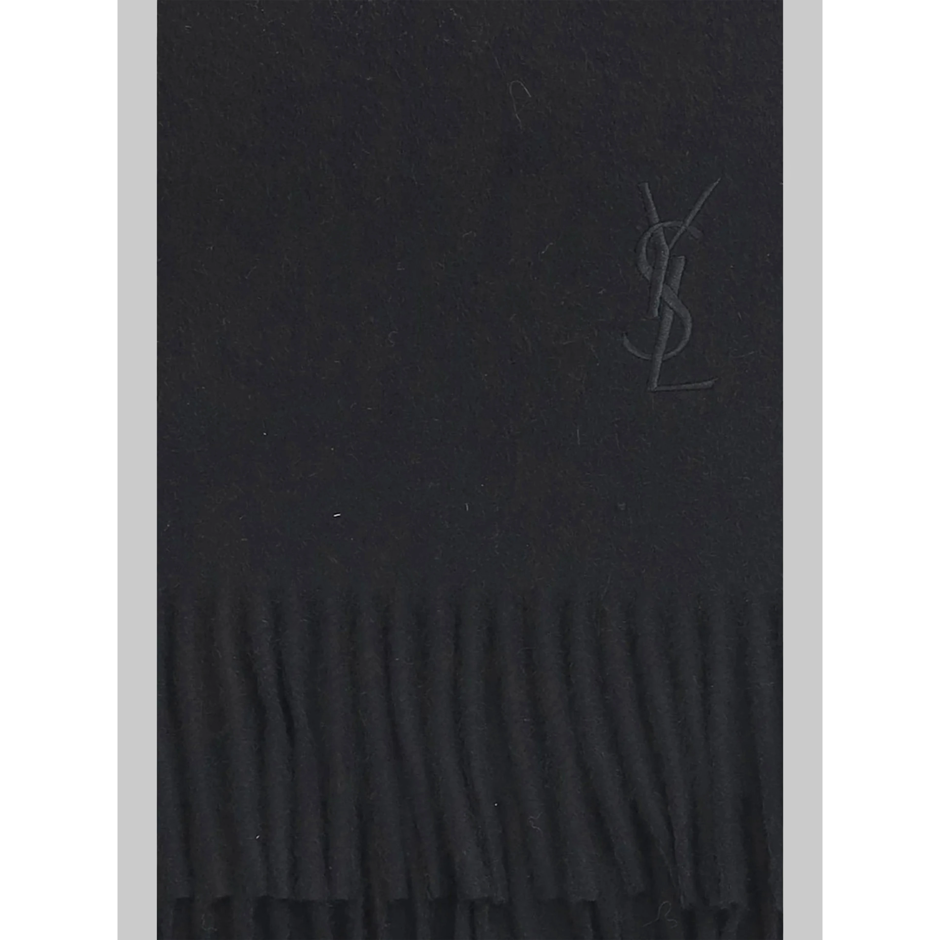 Black cashmere scarf