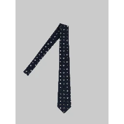 Tie with small embroideries