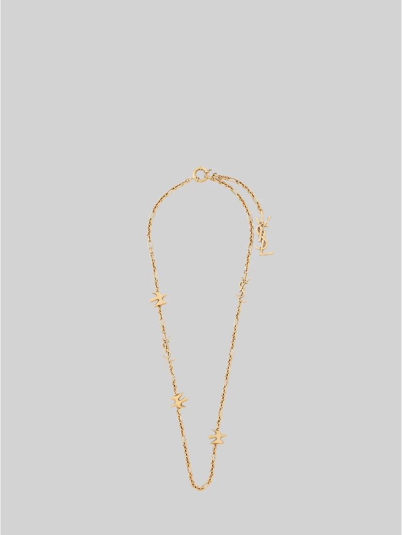 Oversize Cassandre dove necklace