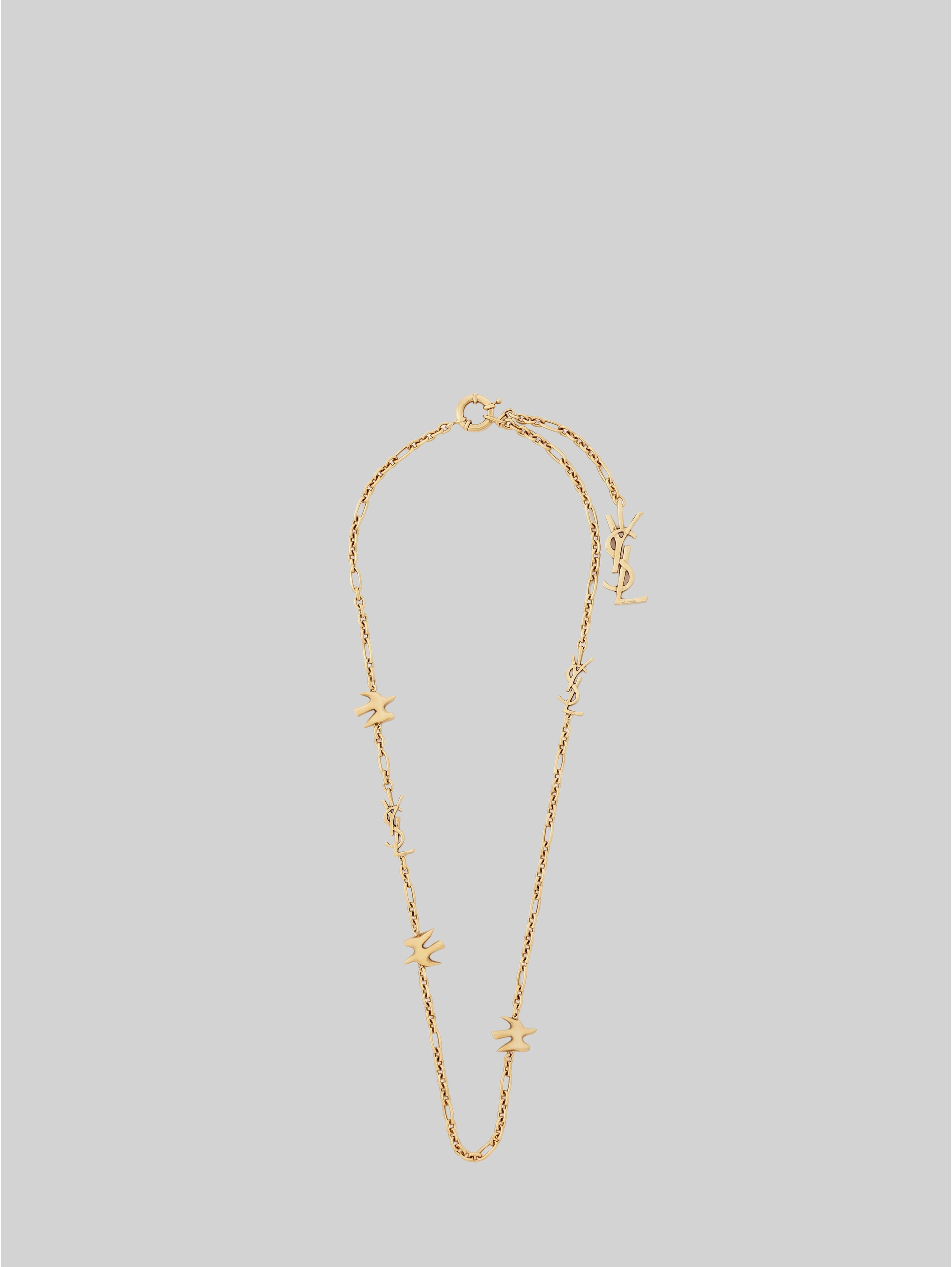 Oversize Cassandre dove necklace