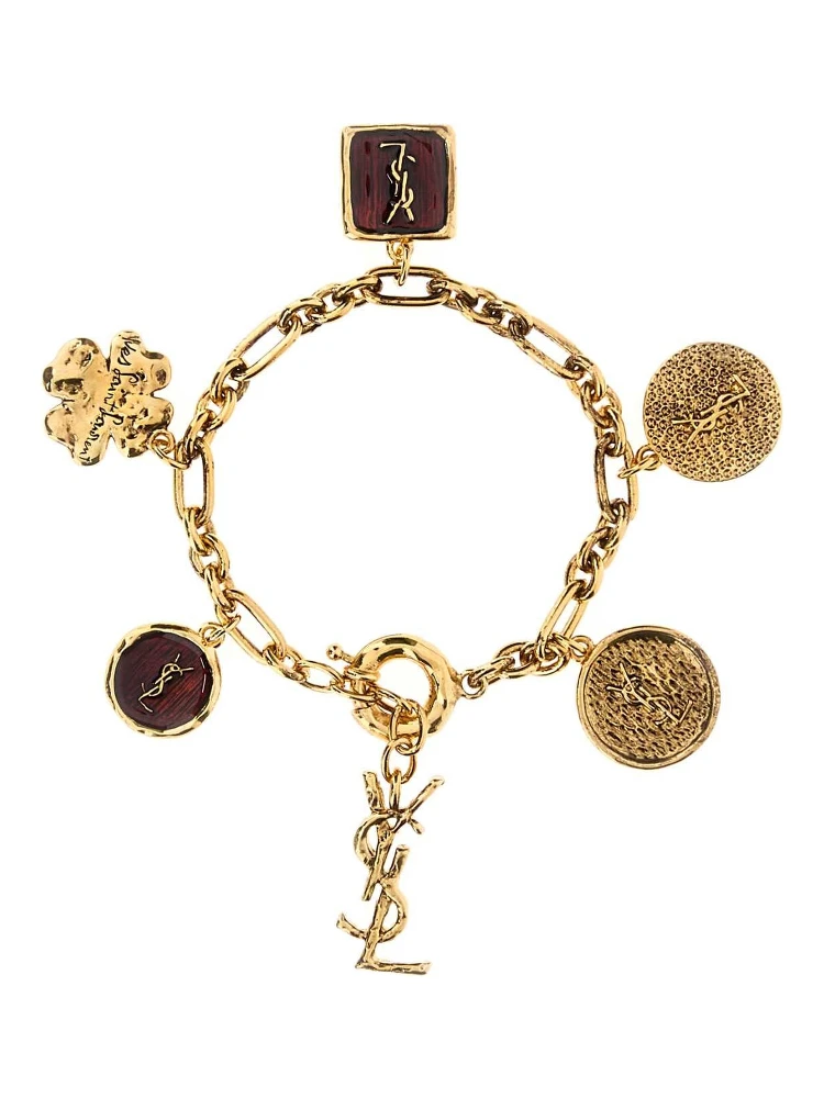 Bracelet with Cassandre charm in enamel and metal