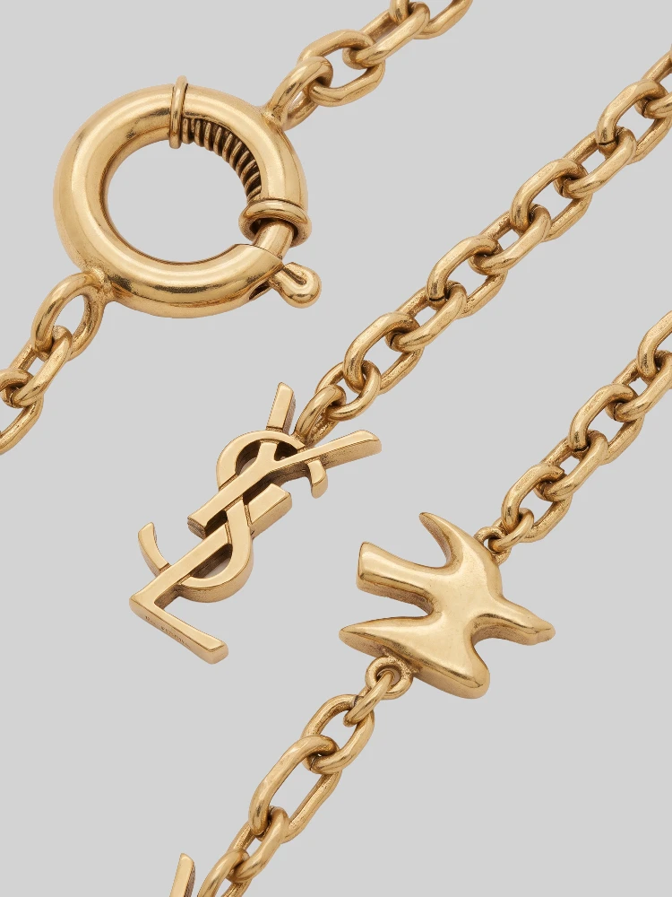 Oversize Cassandre dove necklace alternative