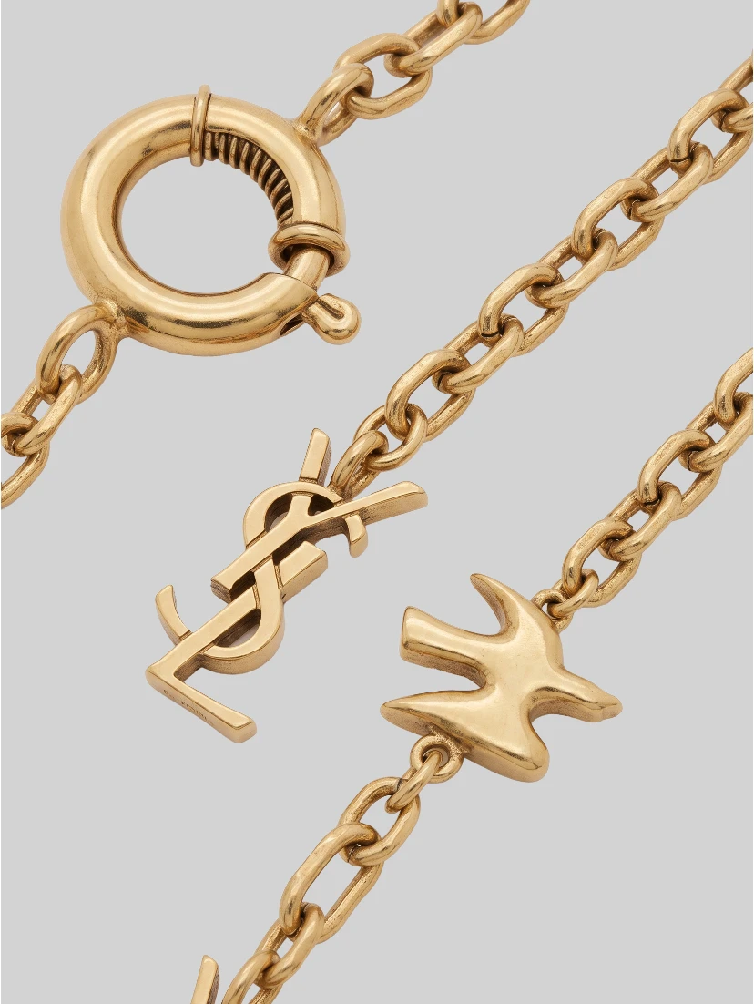 Oversize Cassandre dove necklace