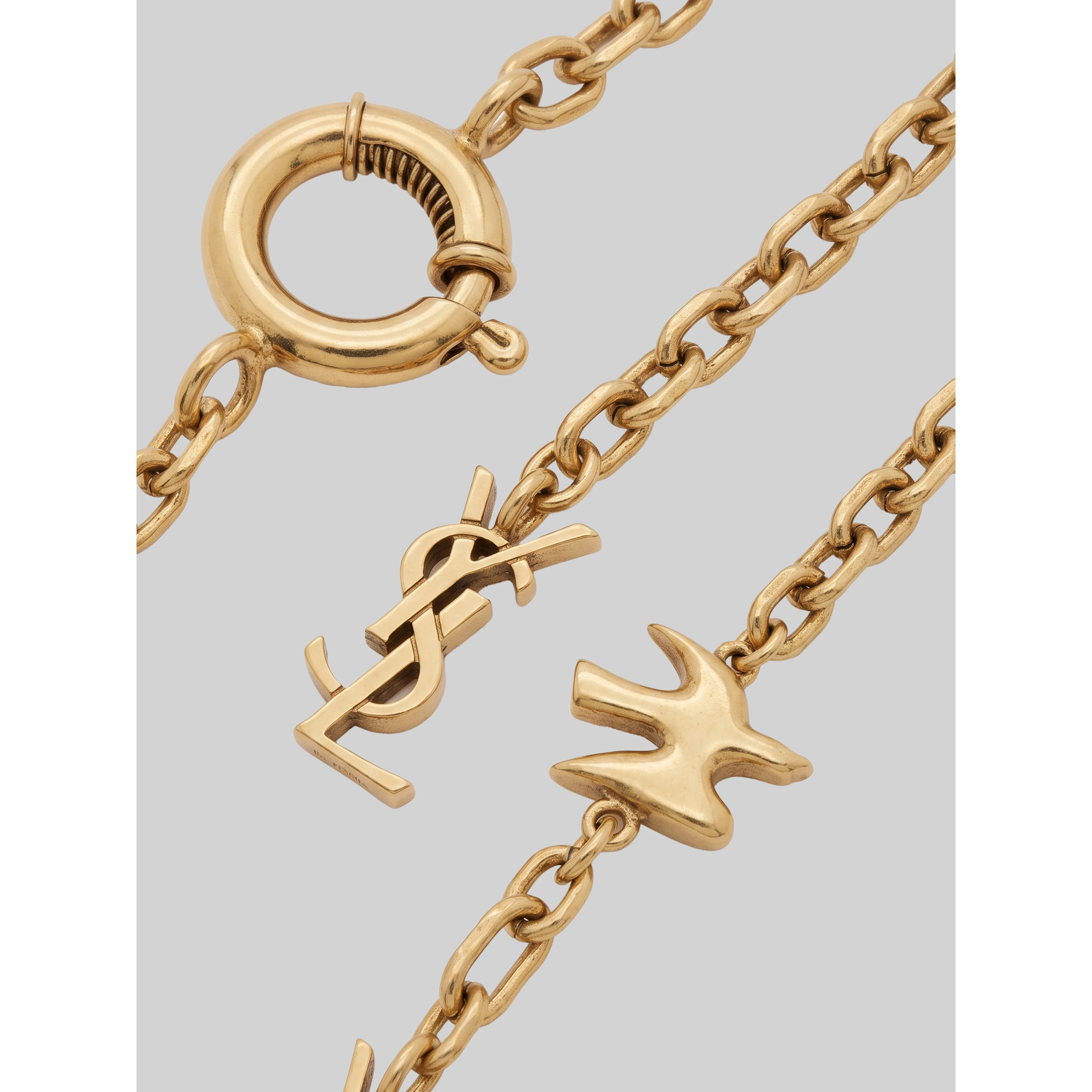 Oversize Cassandre dove necklace