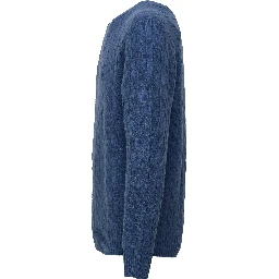 Cable-Knit Crewneck Pullover In Wool, Cashmere