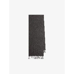Anthracite cashmere scarf