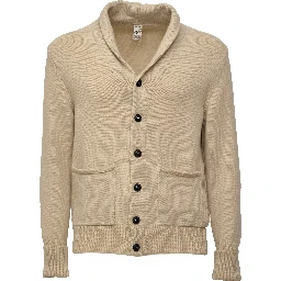 Shawl Collar Cardigan Wool, Cashmere