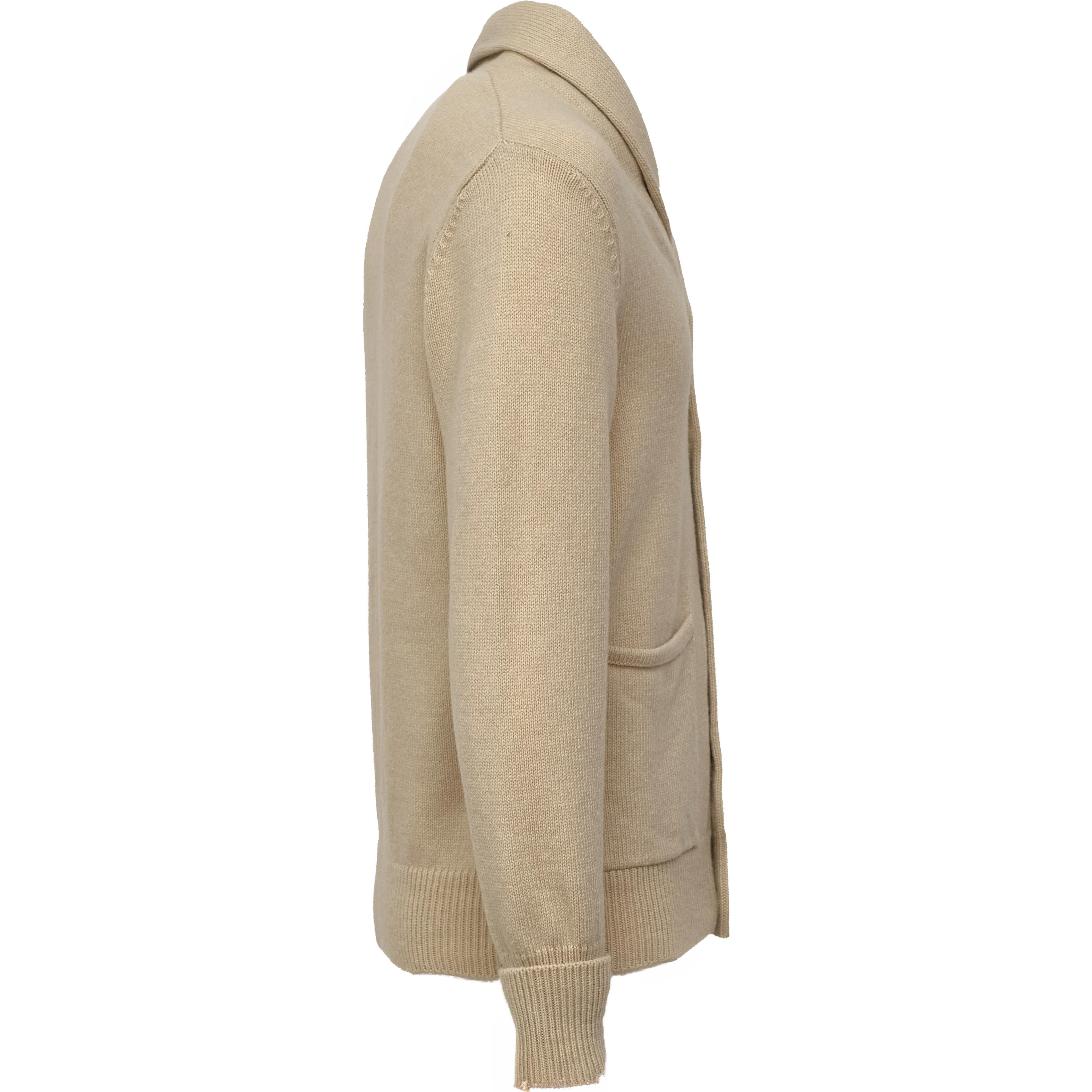 Shawl Collar Cardigan Wool, Cashmere