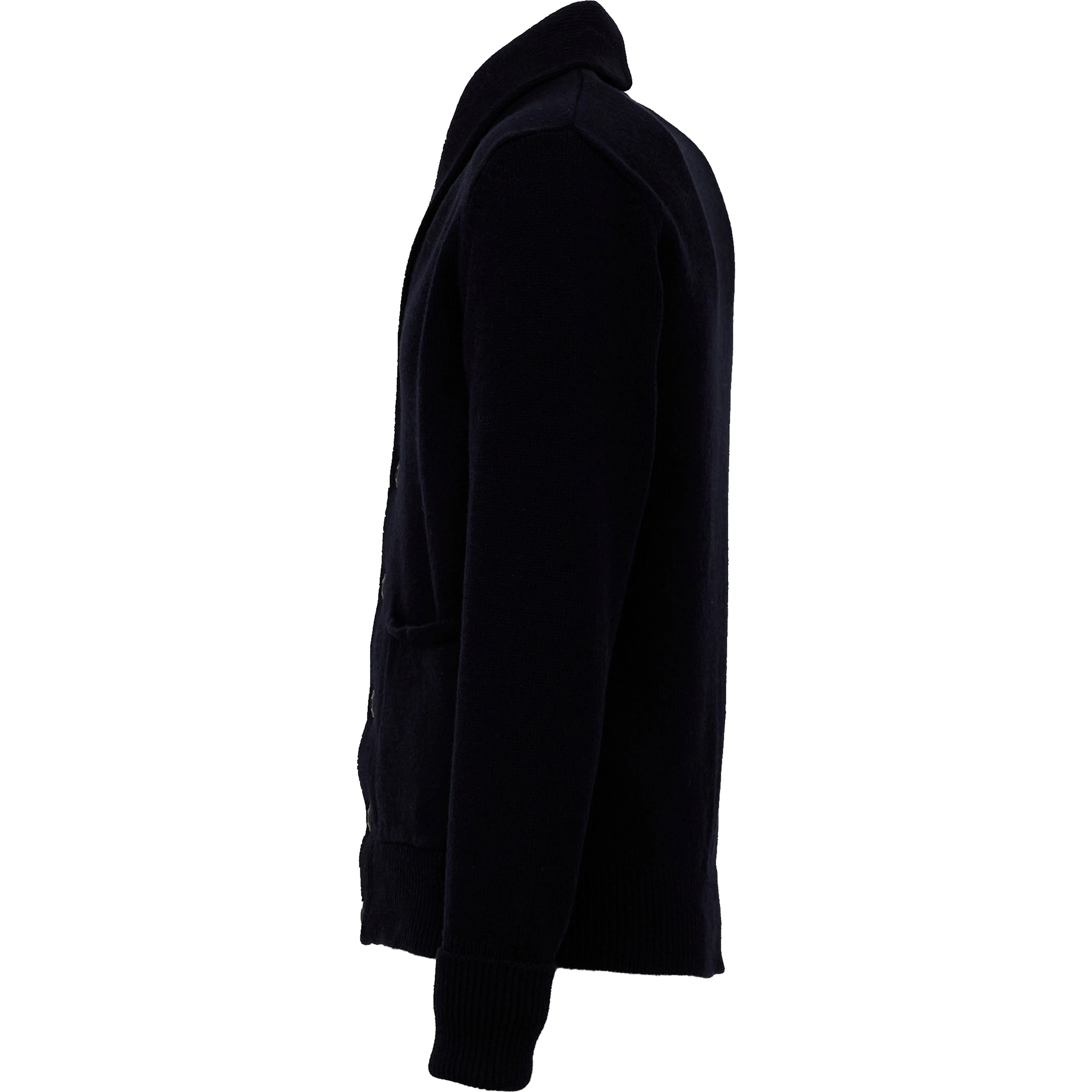 Shawl Collar Cardigan Wool, Cashmere