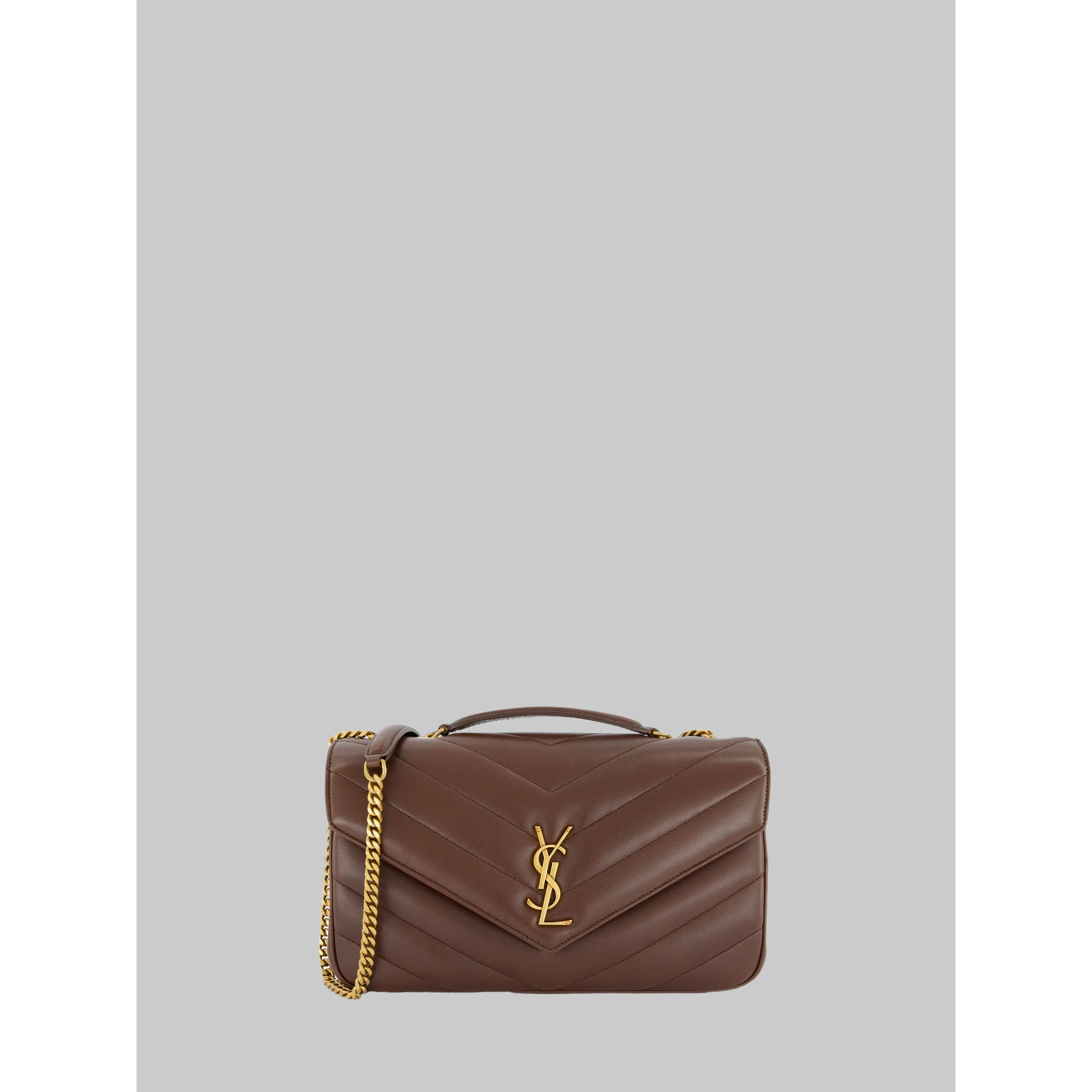 Medium Loulou bag in quilted leather