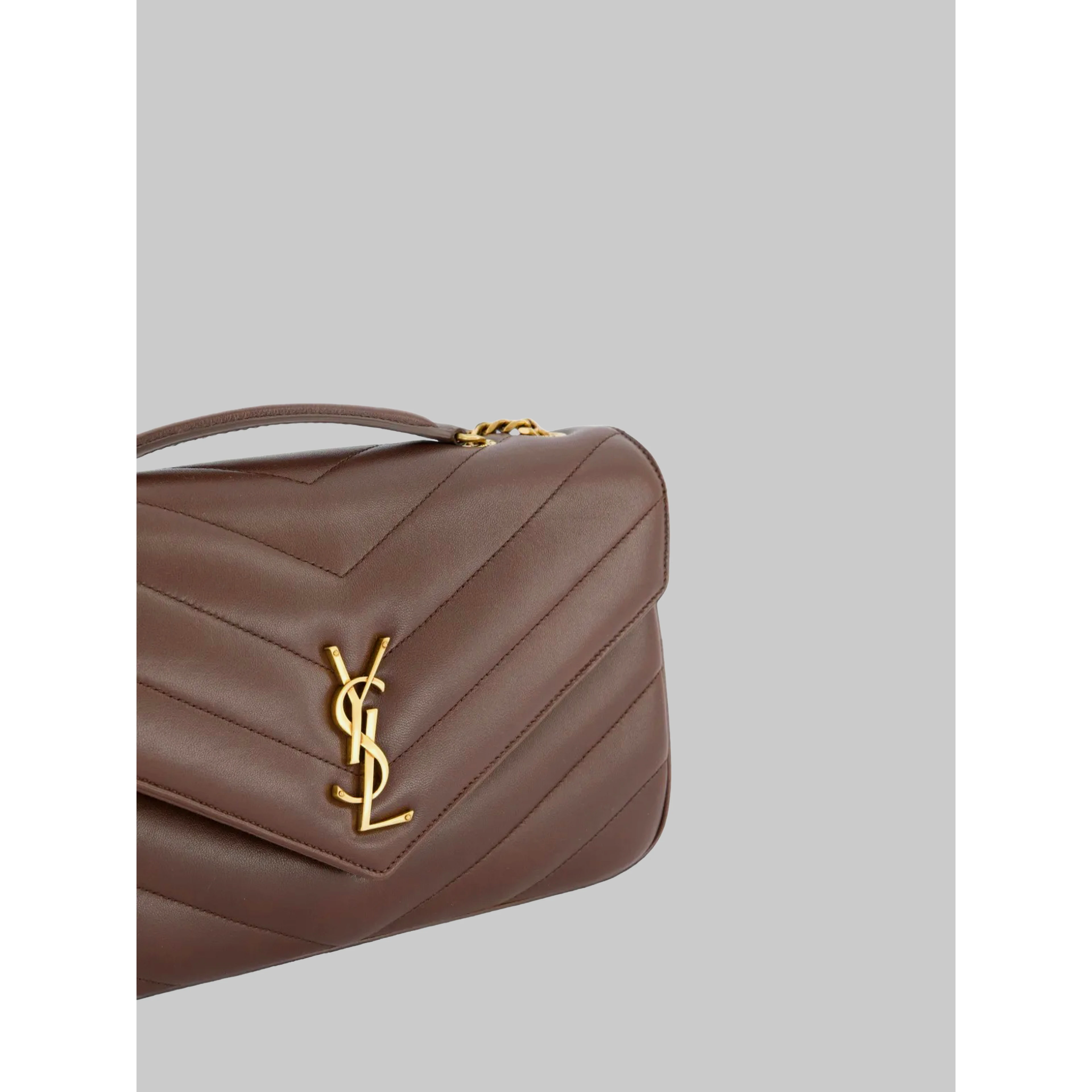 Medium Loulou bag in quilted leather