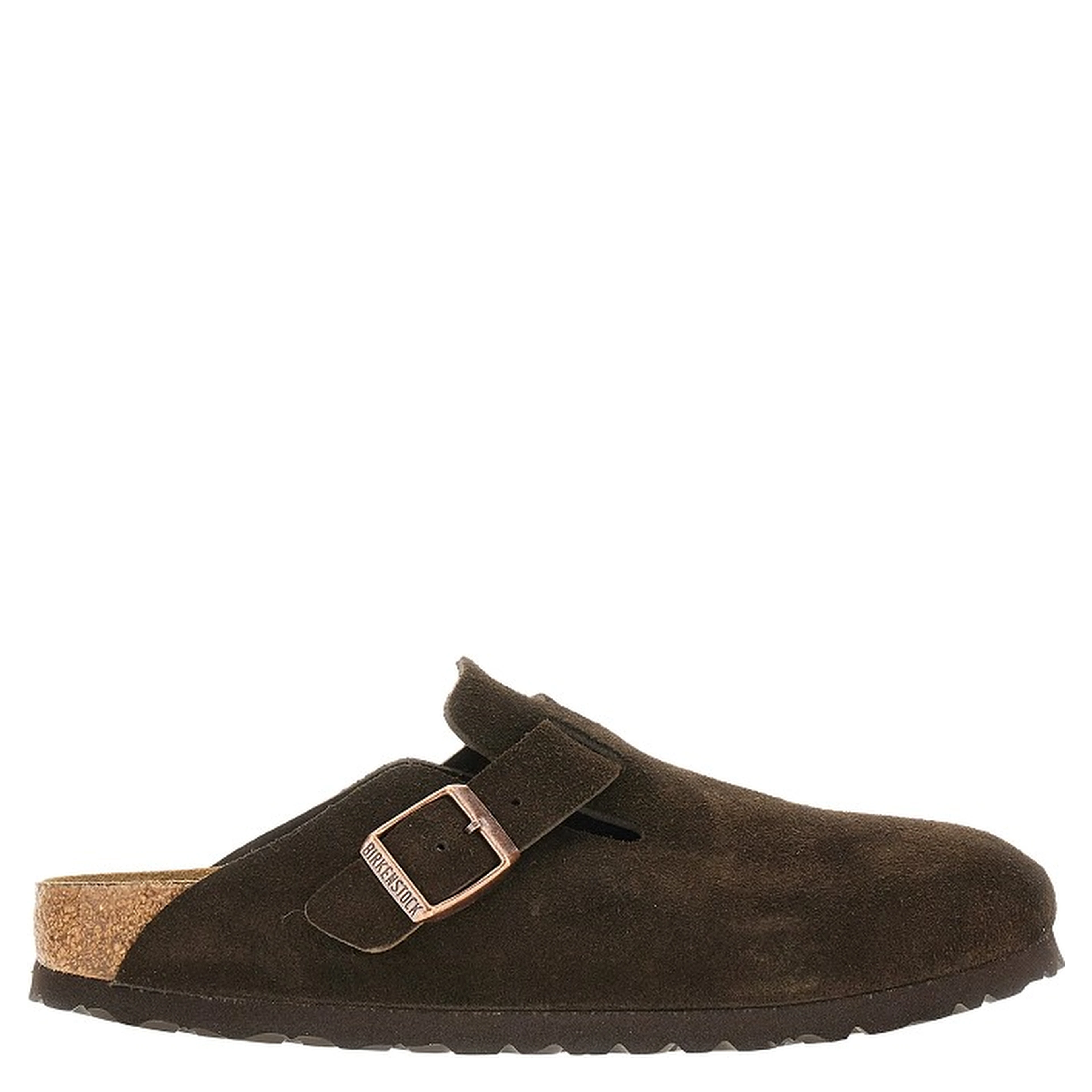 'Boston' suede leather sabot