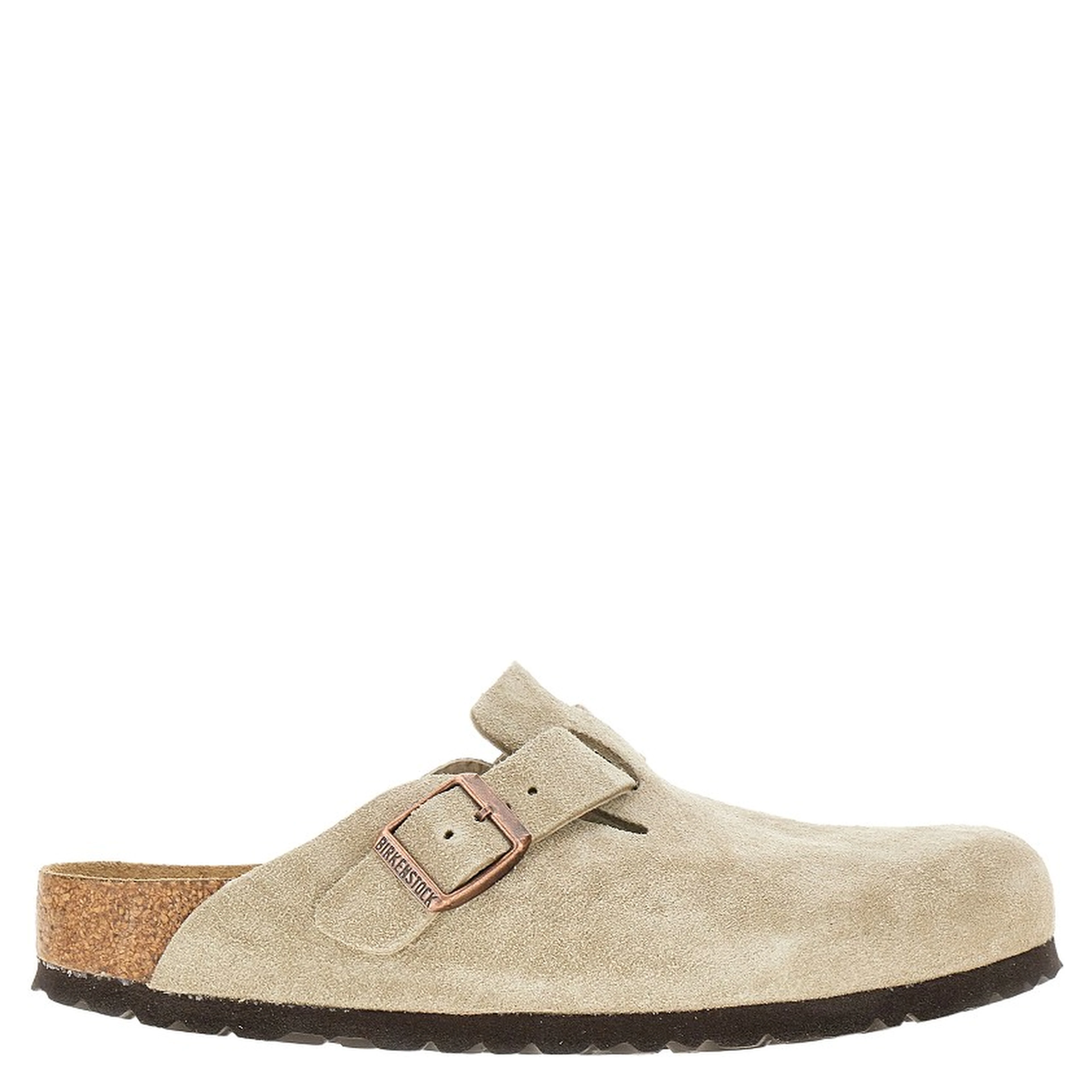 'Boston' suede leather sabot