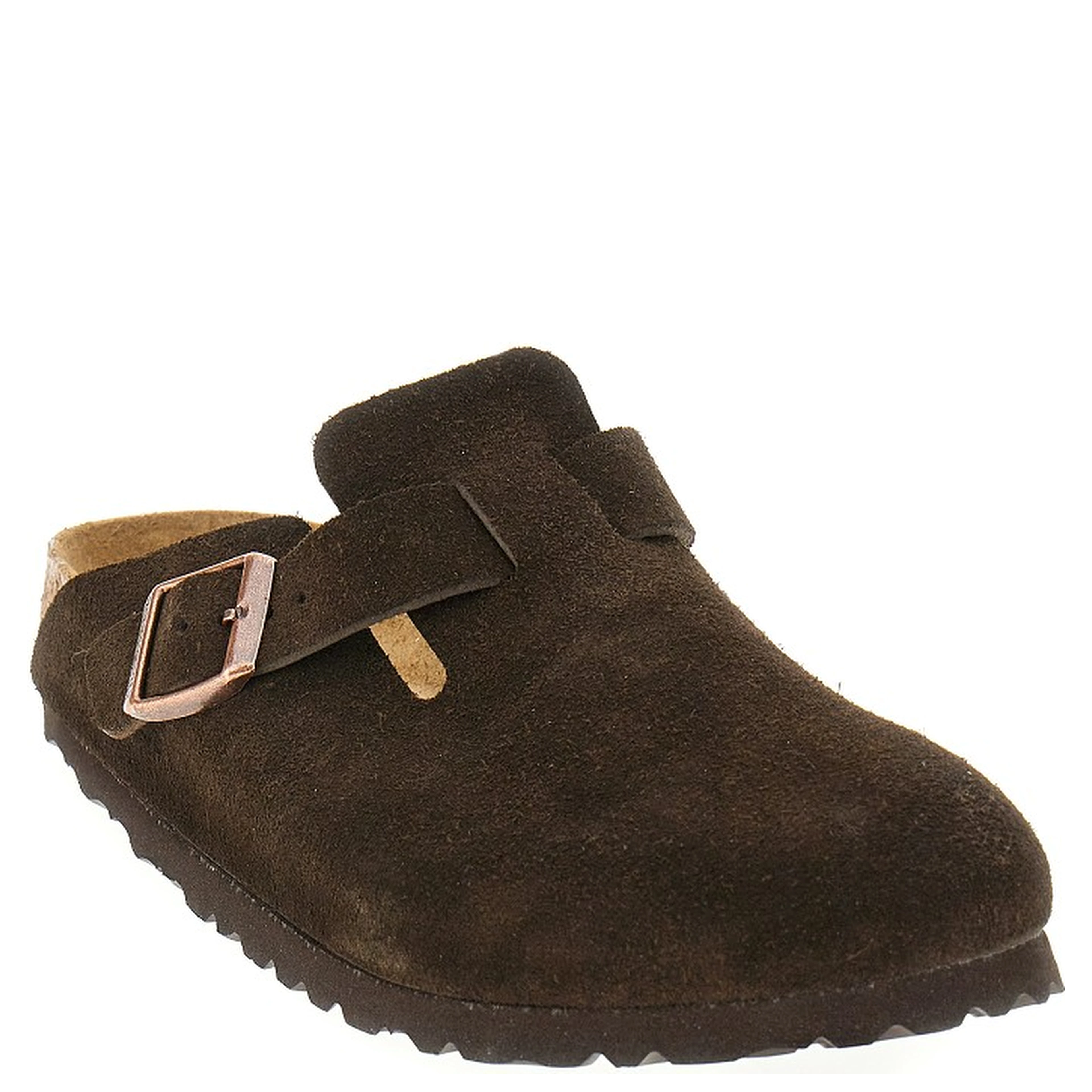 'Boston' suede leather sabot