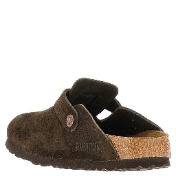 'Boston' suede leather sabot
