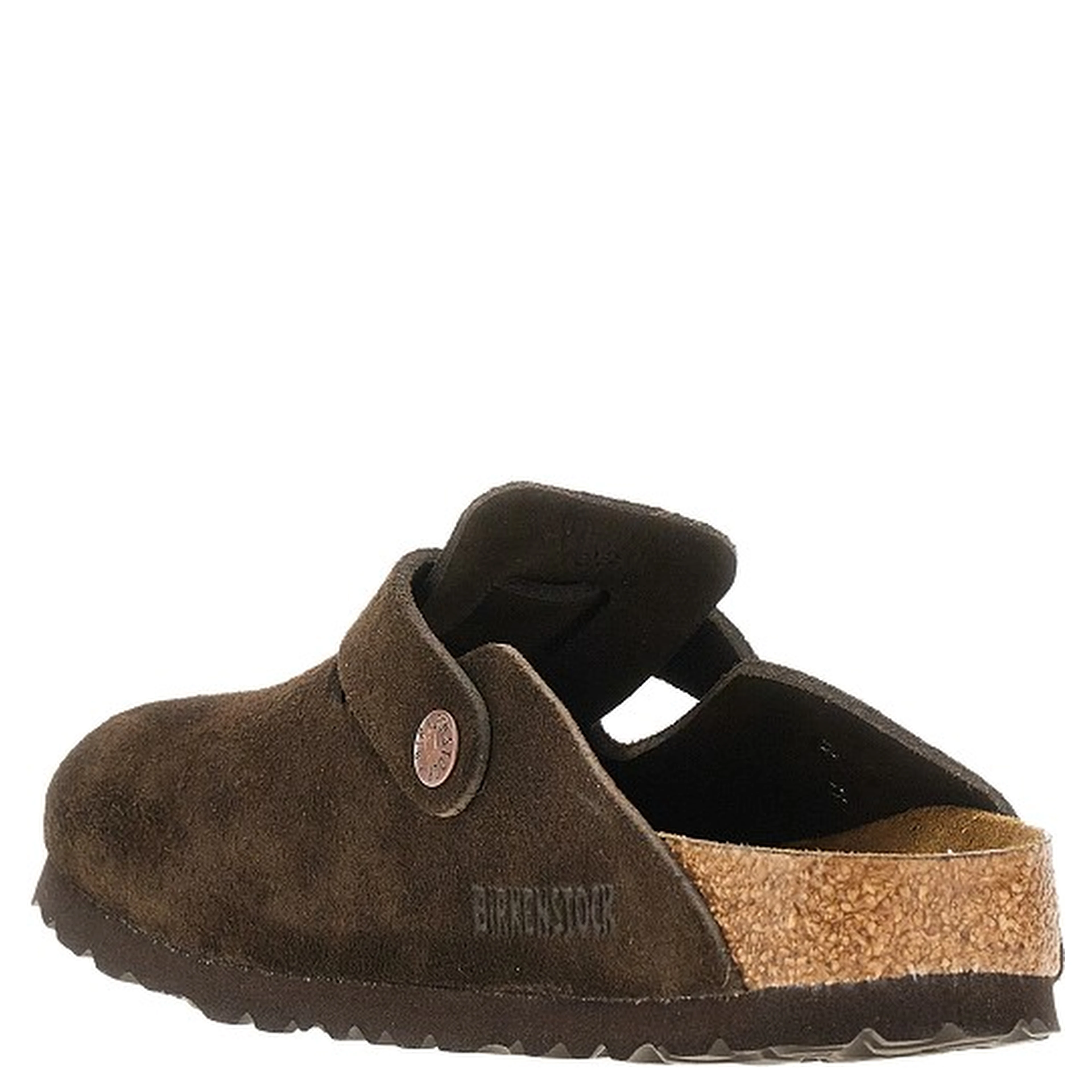 'Boston' suede leather sabot
