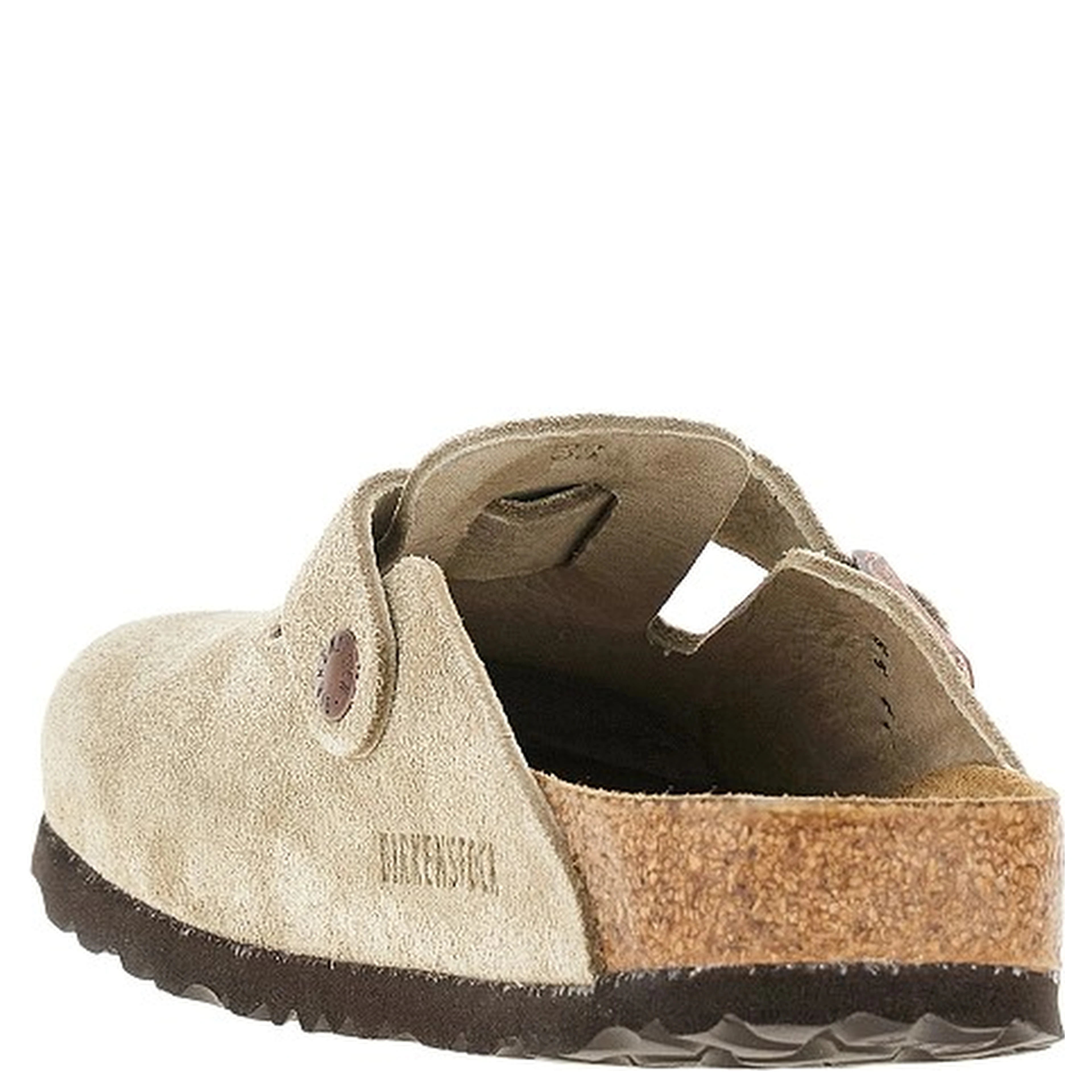 'Boston' suede leather sabot