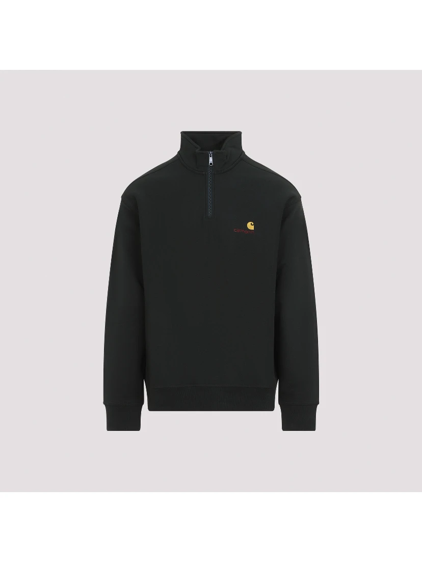 Carhartt Wip Half Zip American Script Sweatshirt