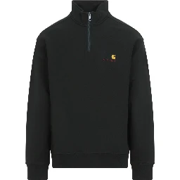 Carhartt Wip Half Zip American Script Sweatshirt