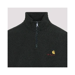 Carhartt Wip Half Zip American Script Sweatshirt