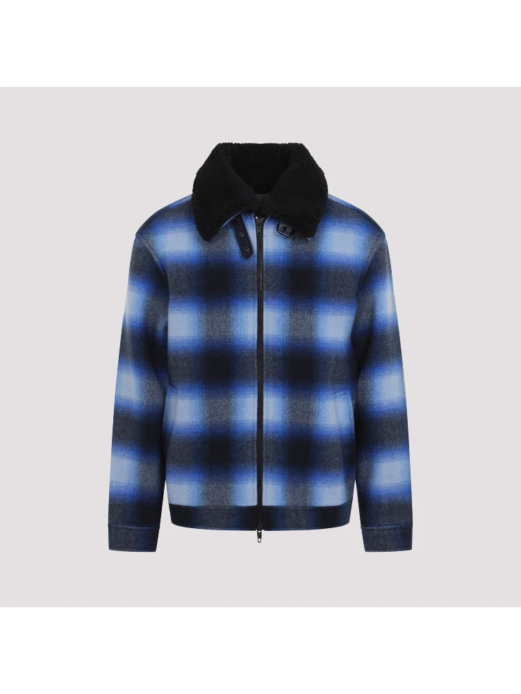 FLANNEL BOMBER JACKET