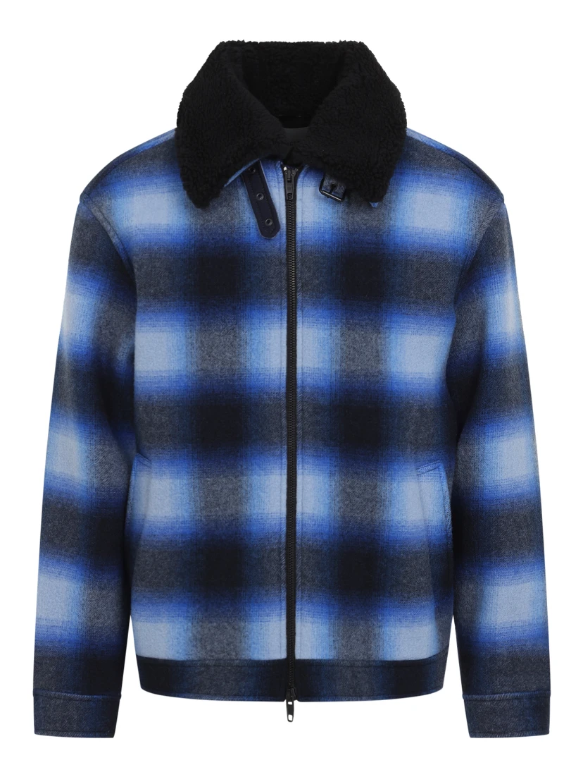 FLANNEL BOMBER JACKET