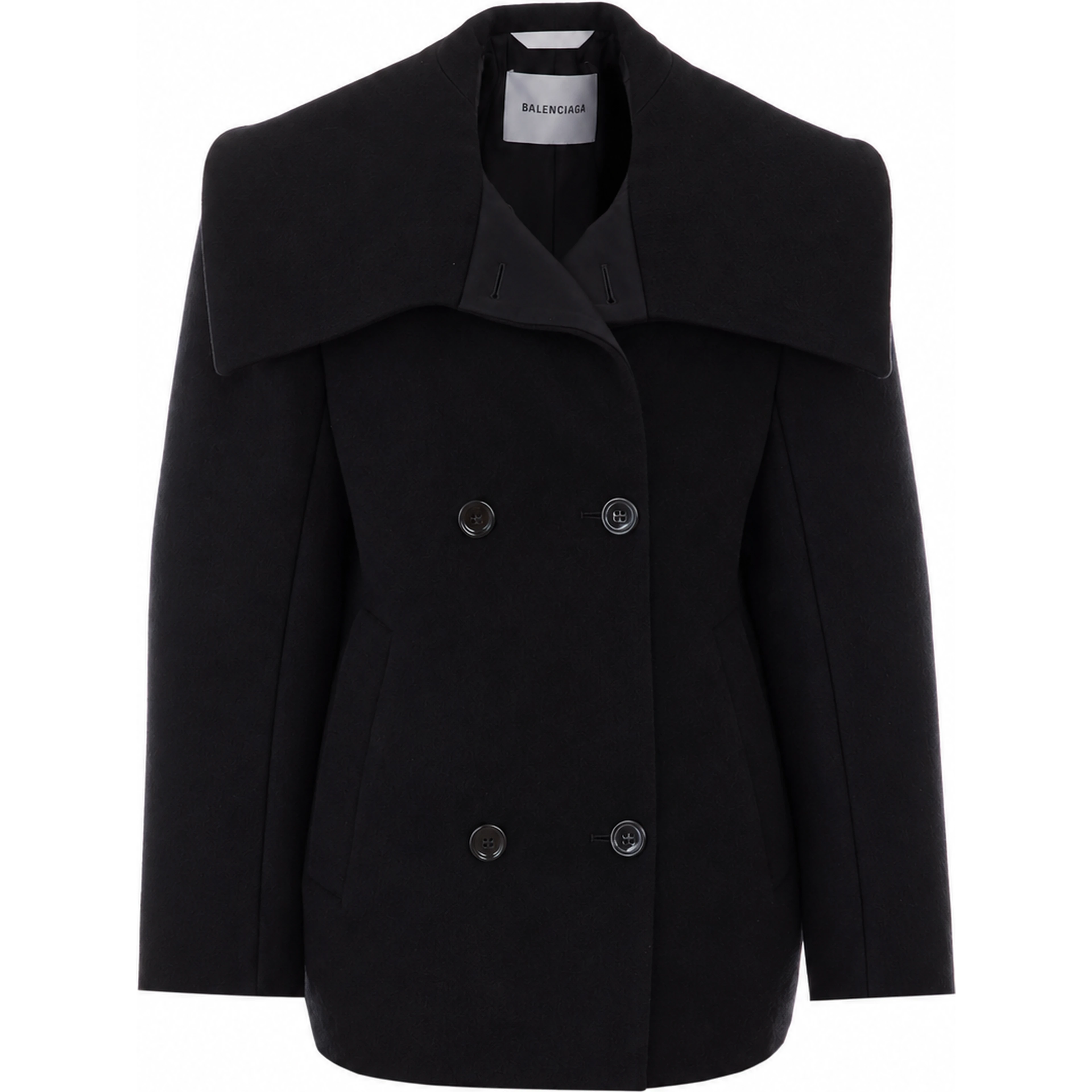 Balenciaga Coats Black