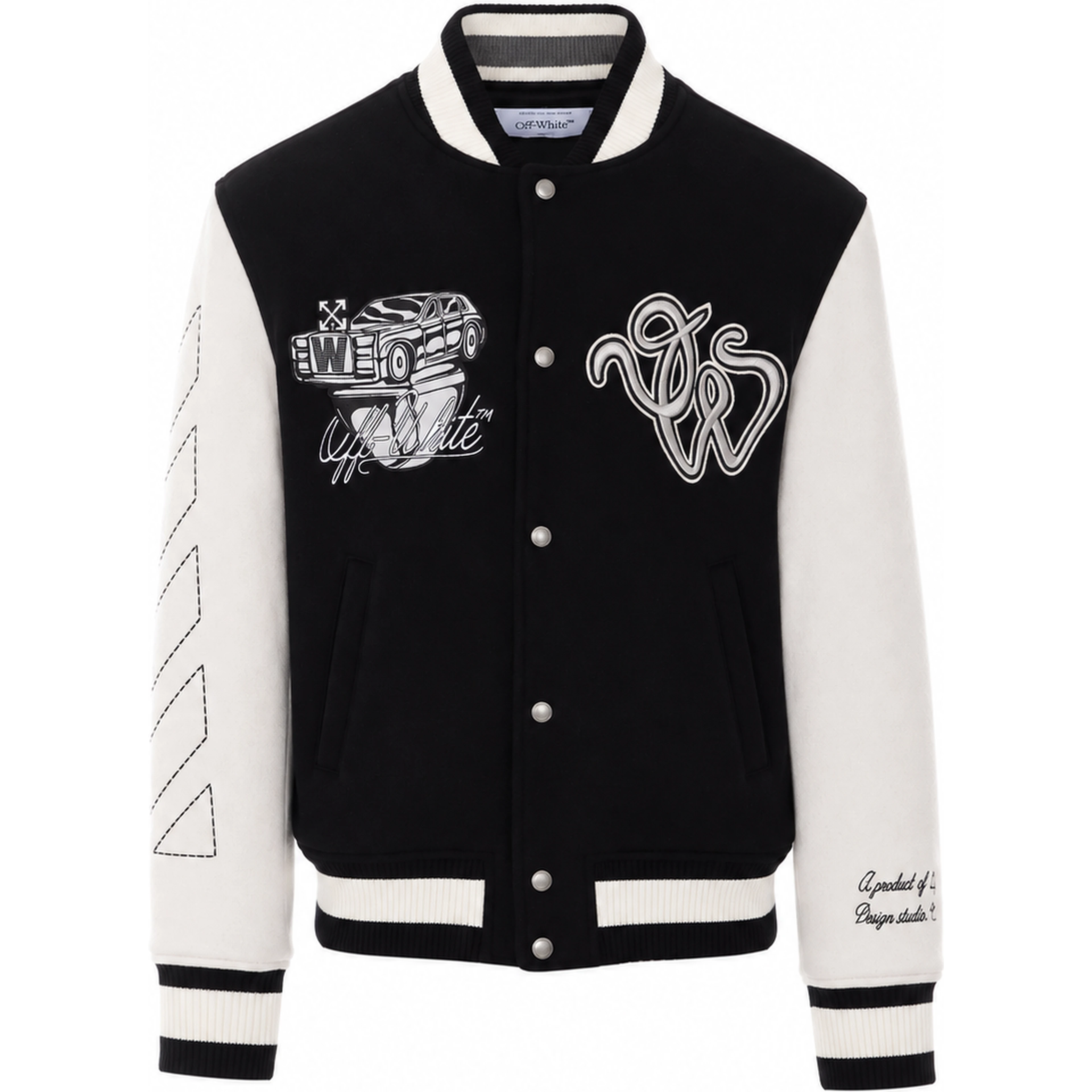 Off White Coats Black