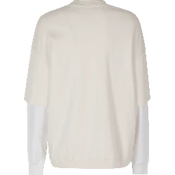 TROY DOUBLE COLOUR SLEEVE TEE