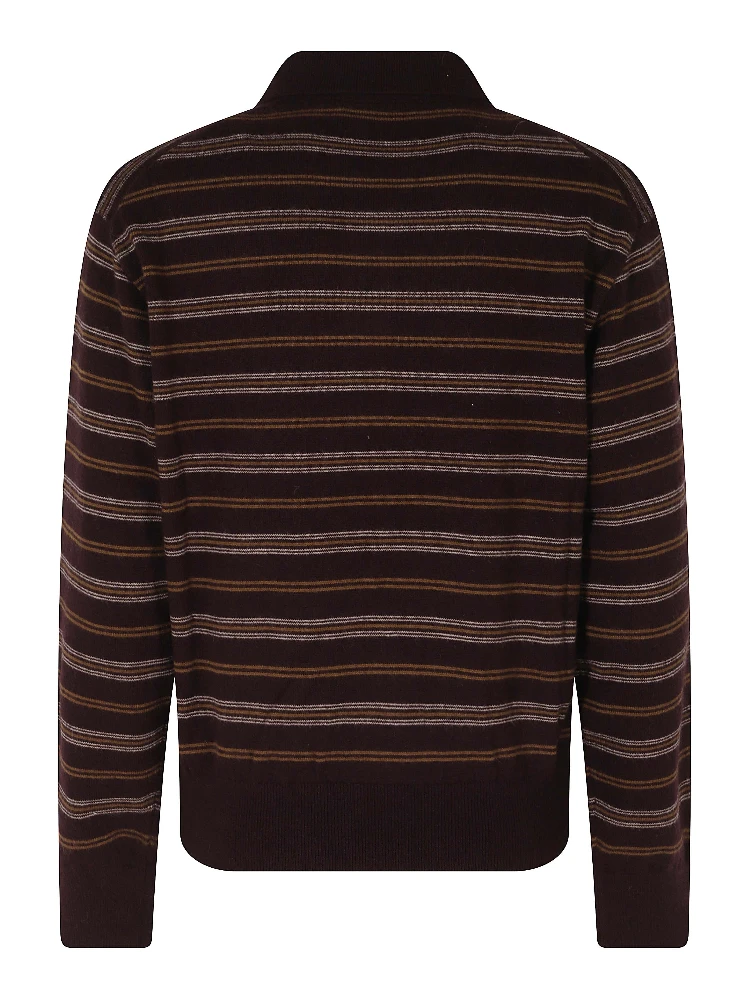 COLLARED STRIPED SWEATER alternative