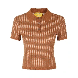 SHRUNKEN WAFFLE POLO