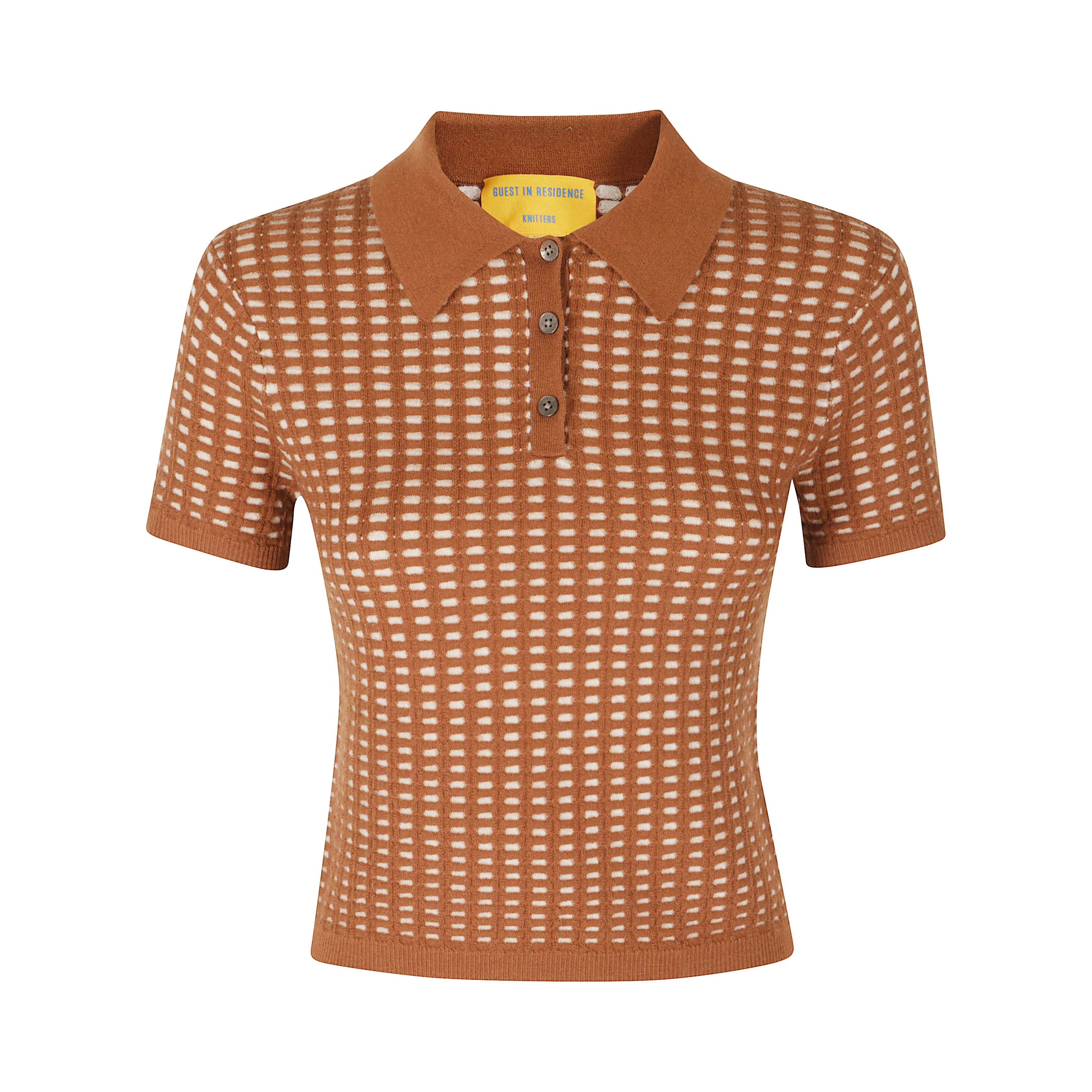SHRUNKEN WAFFLE POLO