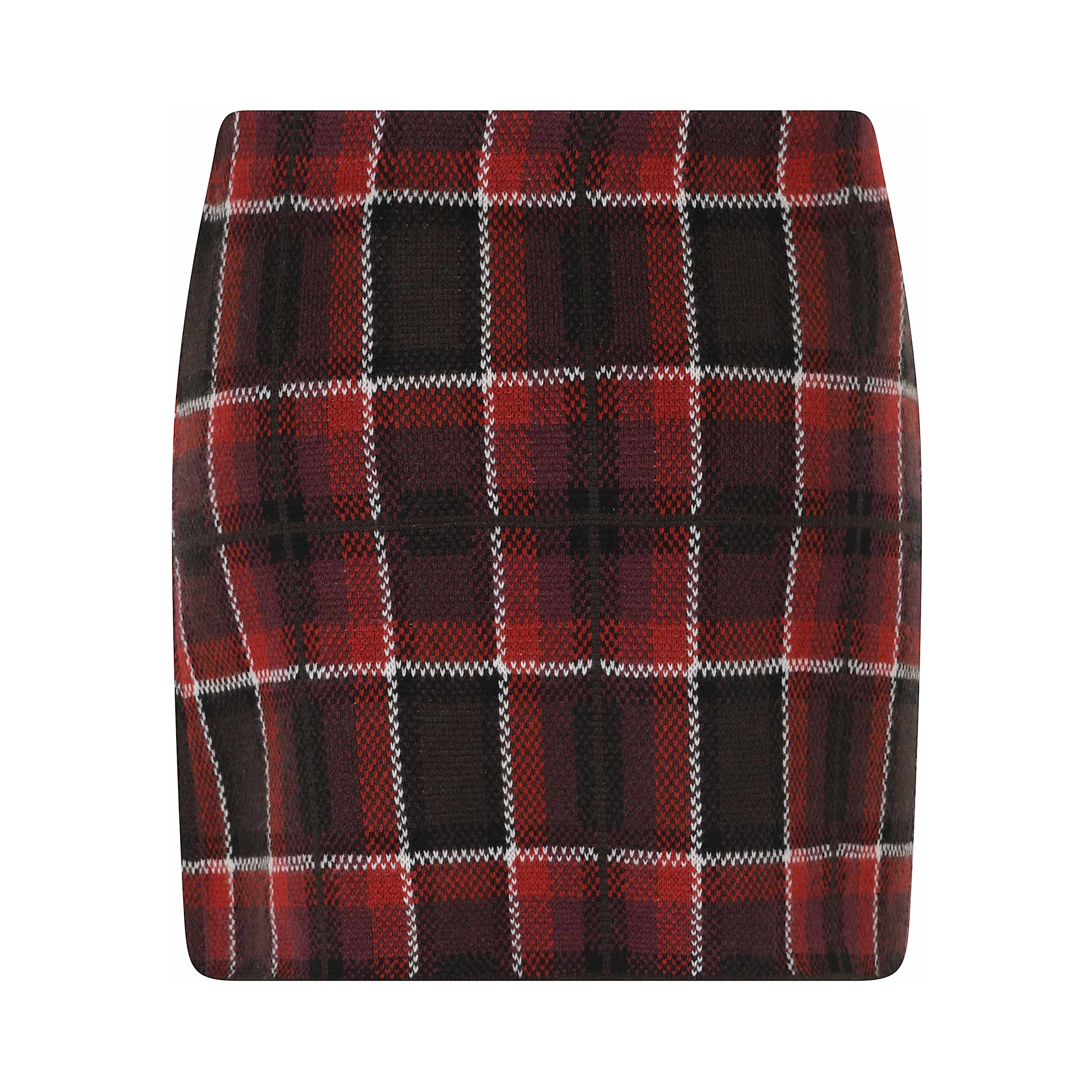 TARTAN MINI SKIRT