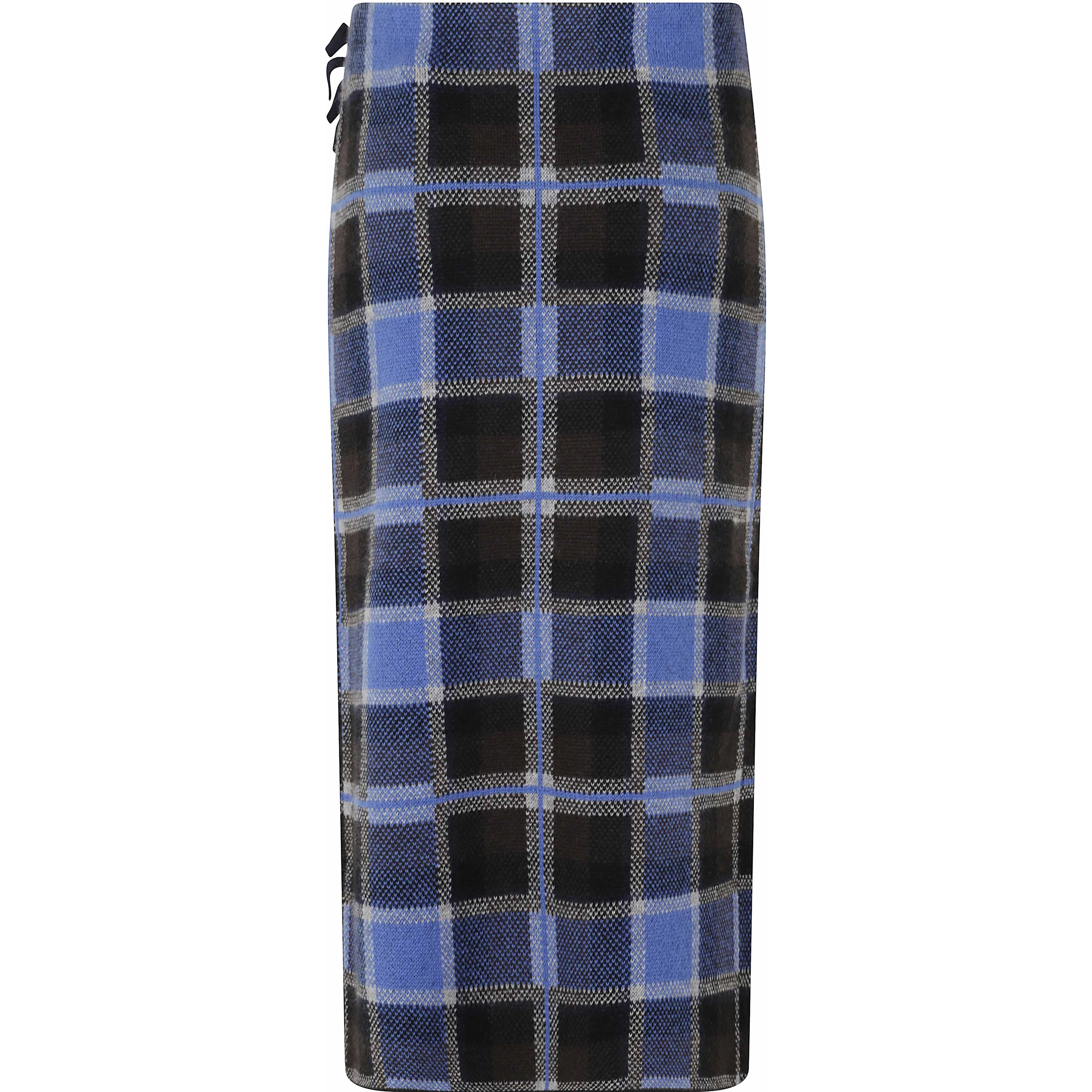 TARTAN WRAP SKIRT