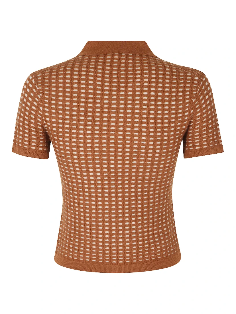 SHRUNKEN WAFFLE POLO