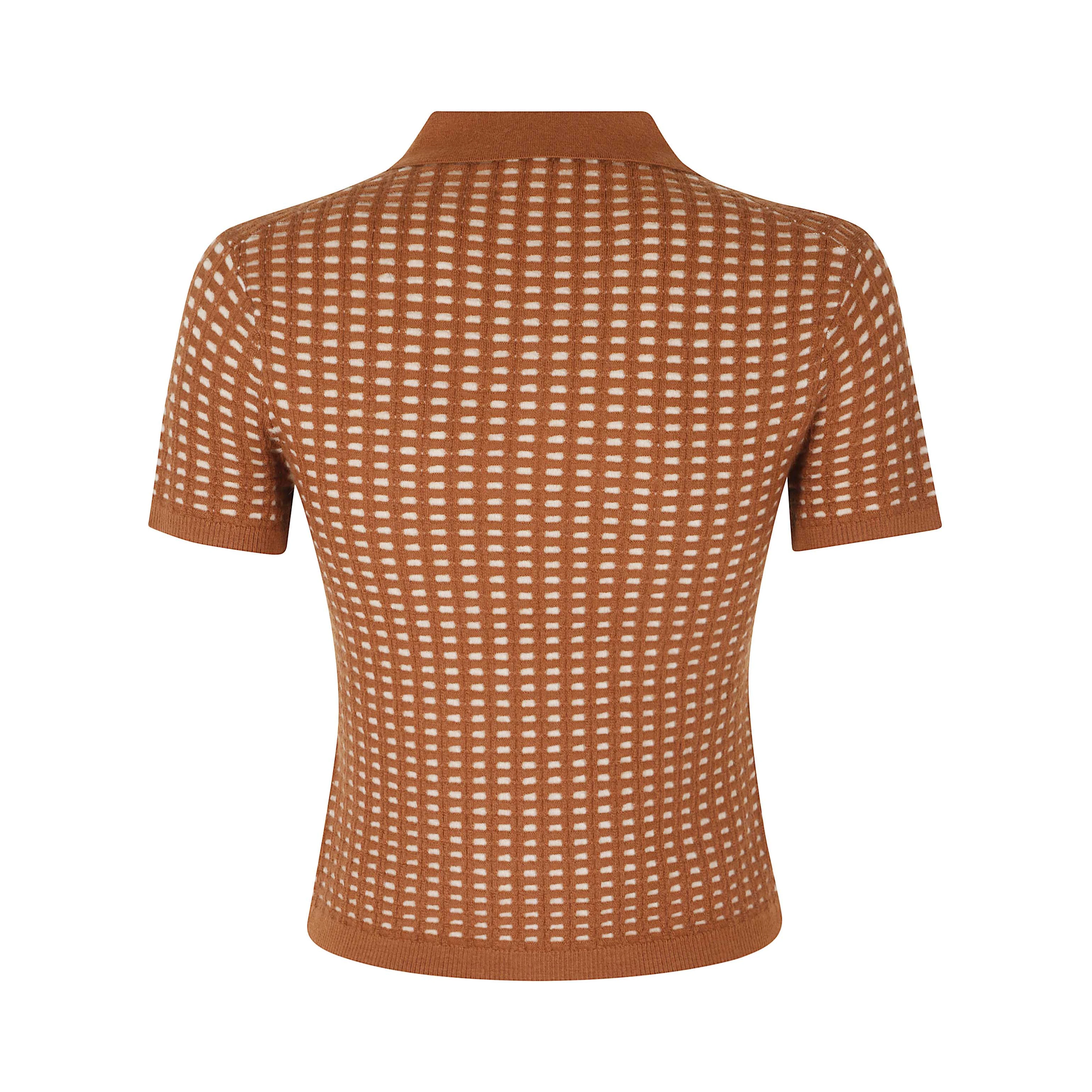 SHRUNKEN WAFFLE POLO