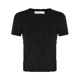 HALF SLEEVE KNIT TOP