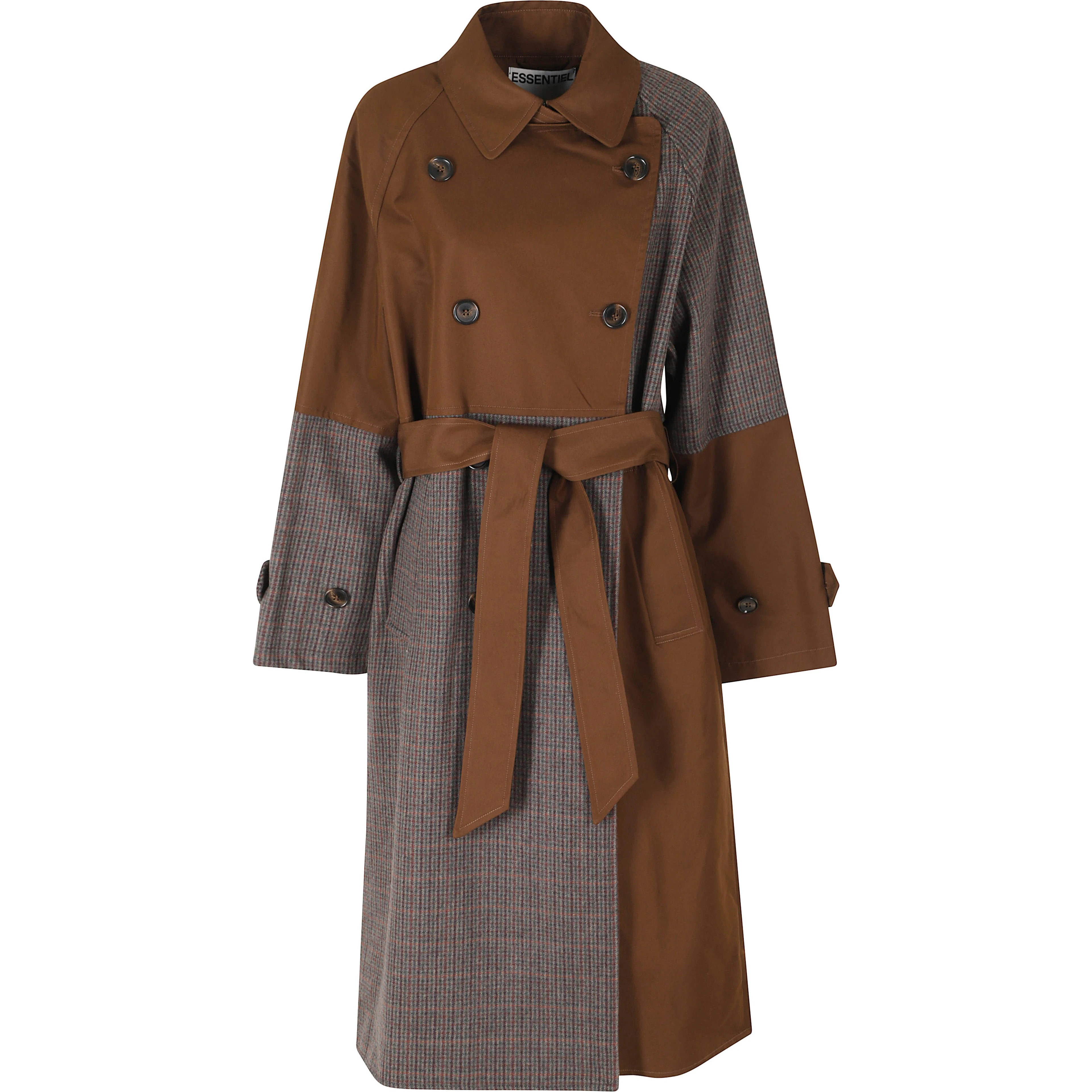 PATCHWORK TRENCH COAT