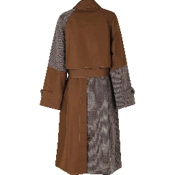 PATCHWORK TRENCH COAT