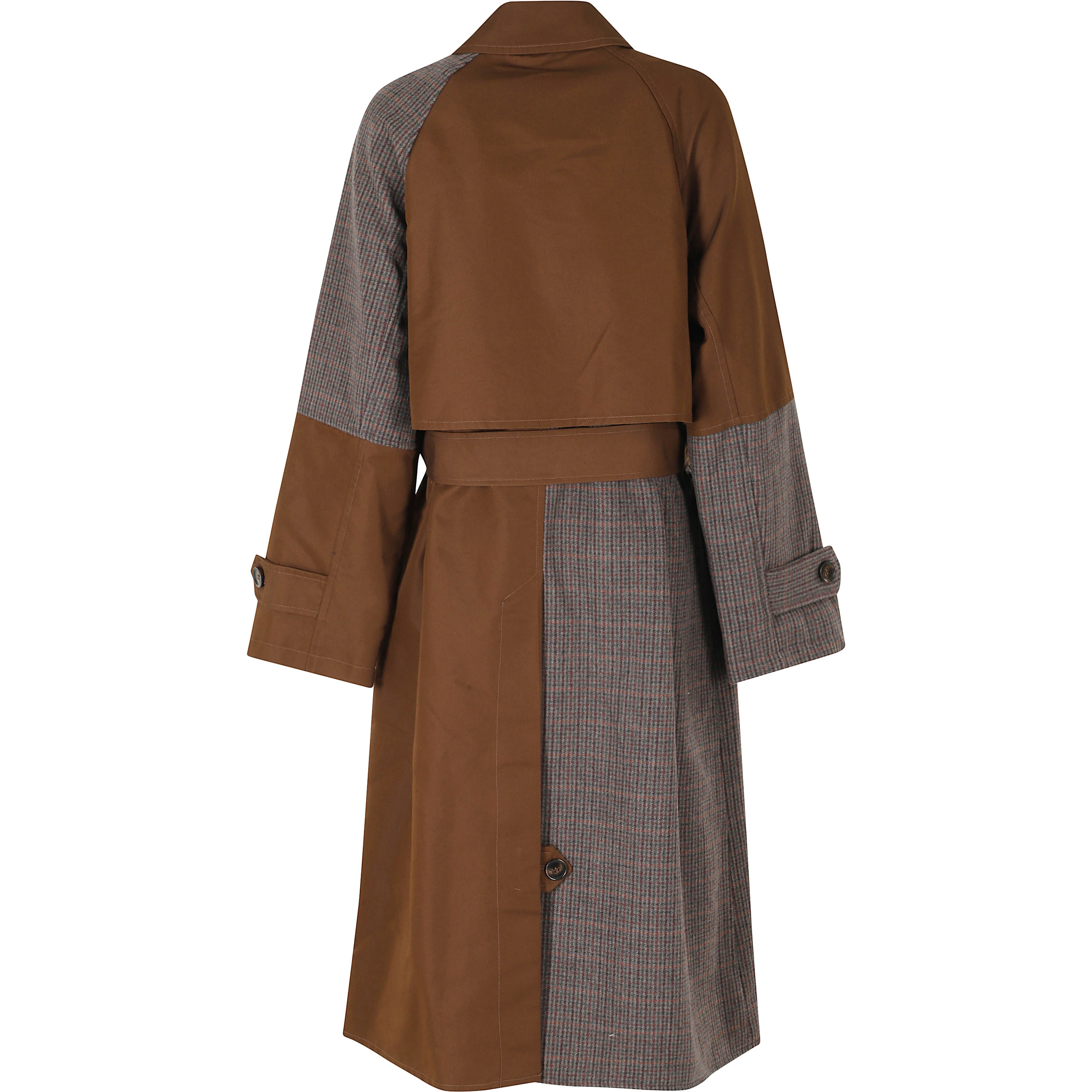 PATCHWORK TRENCH COAT