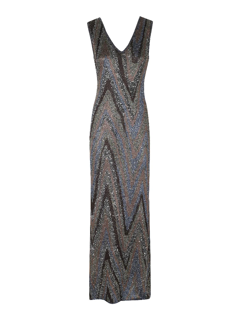 SLEEVELESS LONG DRESS