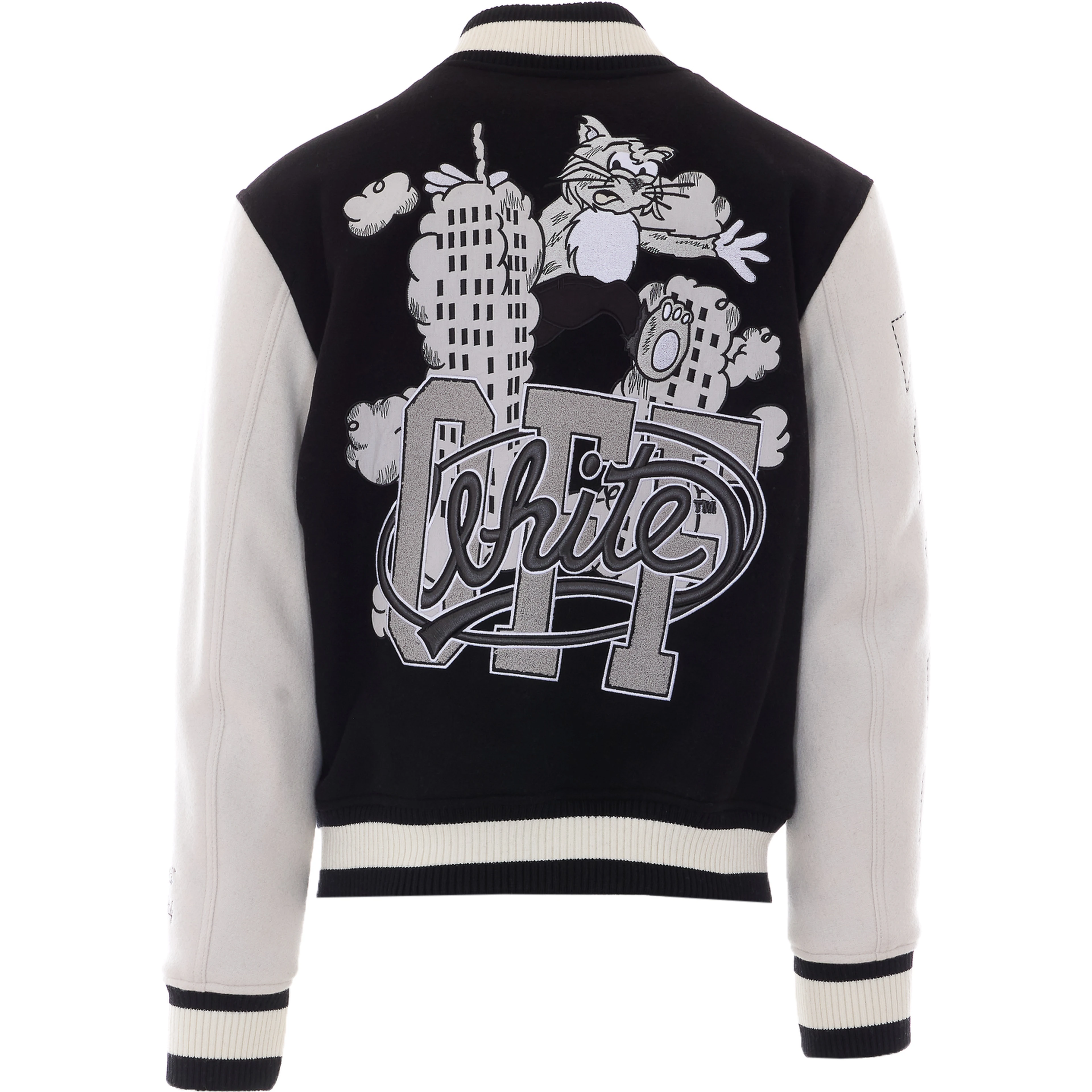 Off White Coats Black