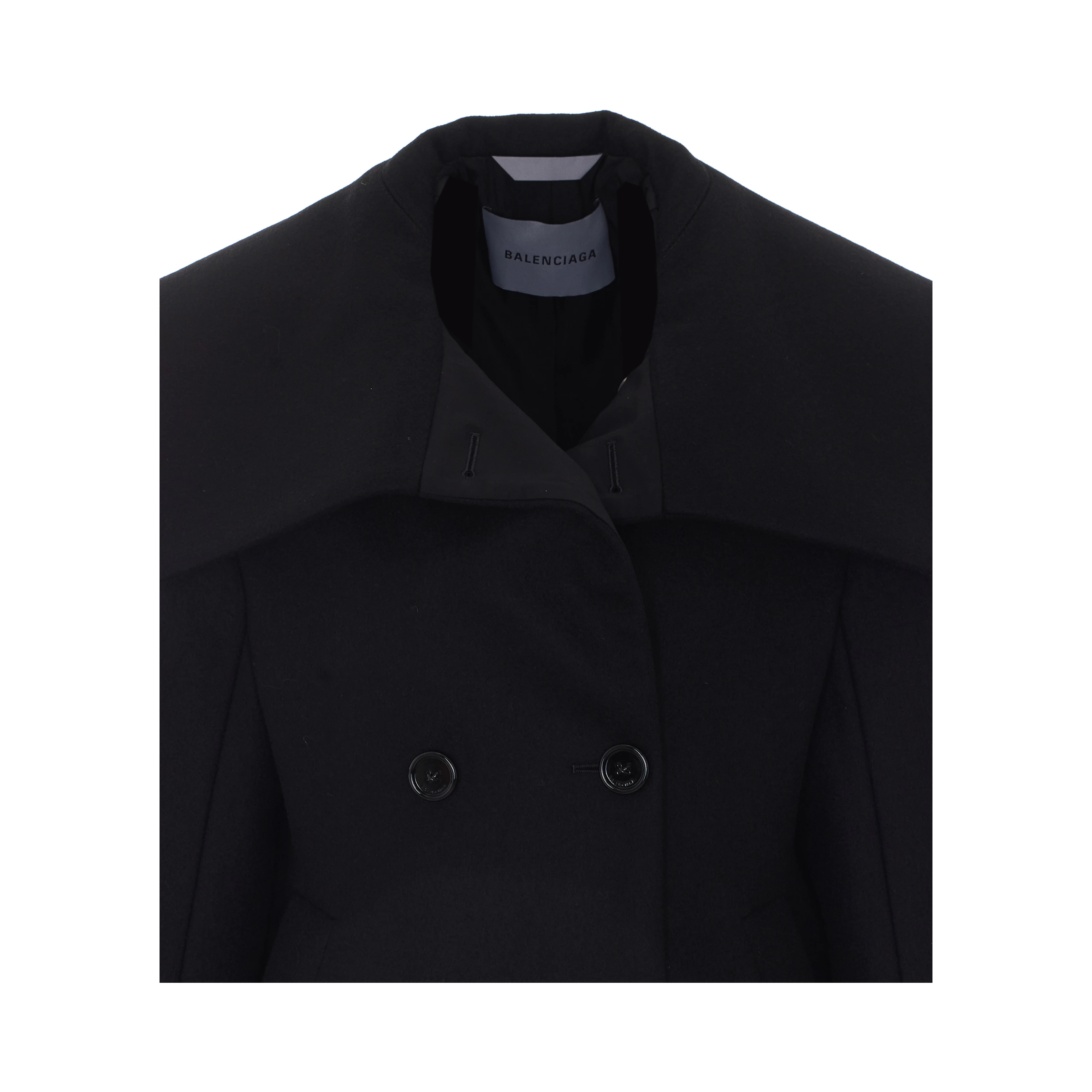 Balenciaga Coats Black