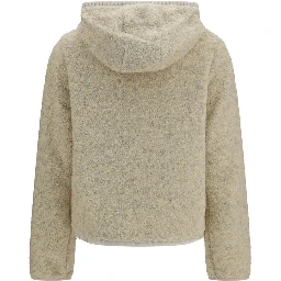 Beige Polyester Sweatshirt