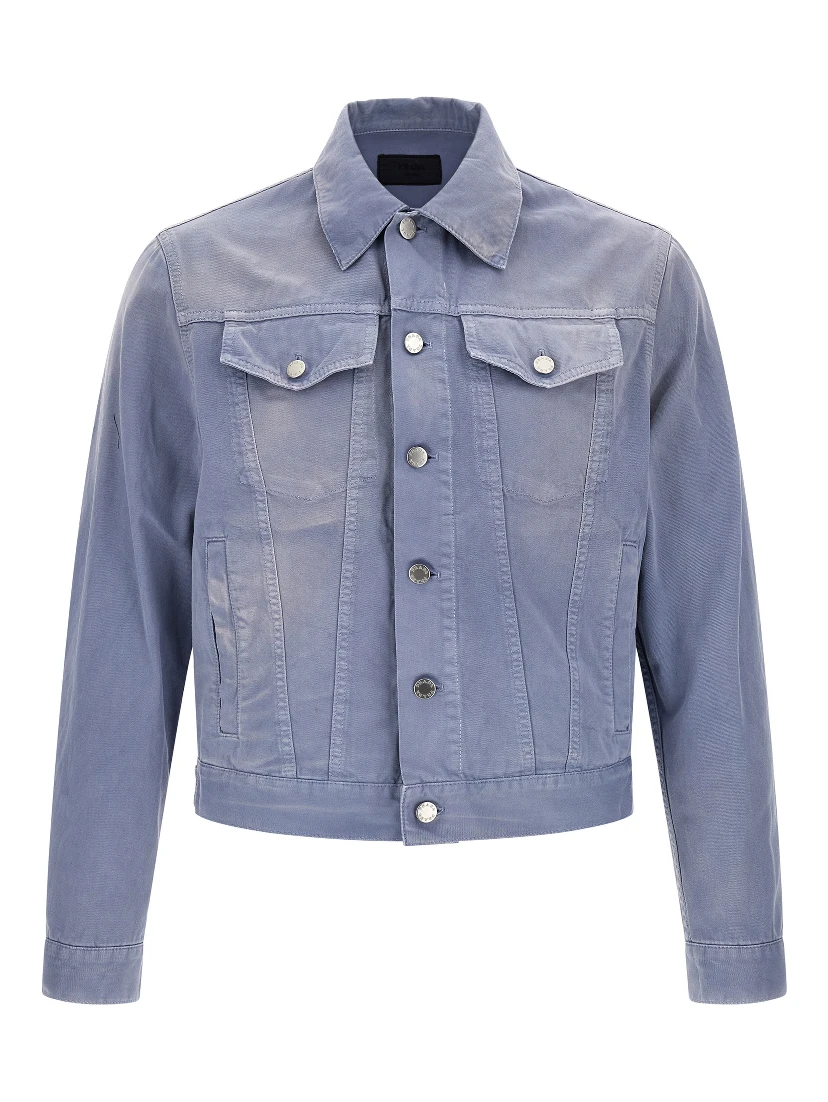 Blue Cotton Denim Jacket