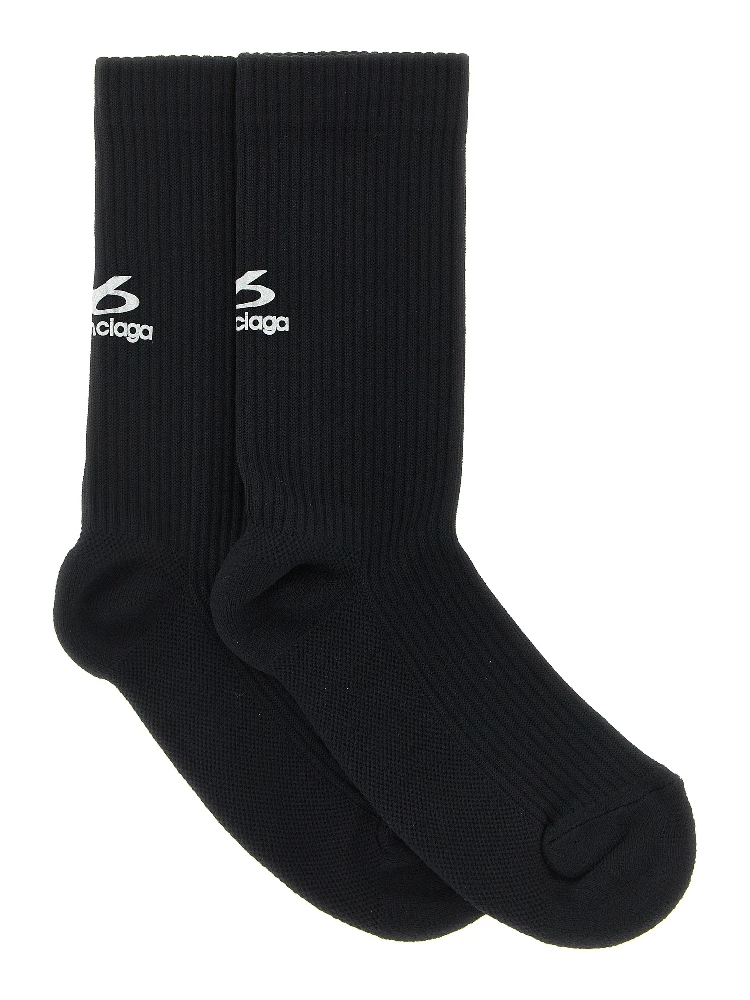 Black Polyamide Socks
