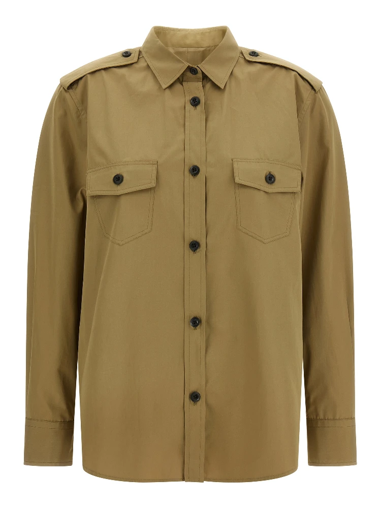 Brown Cotton Blouse