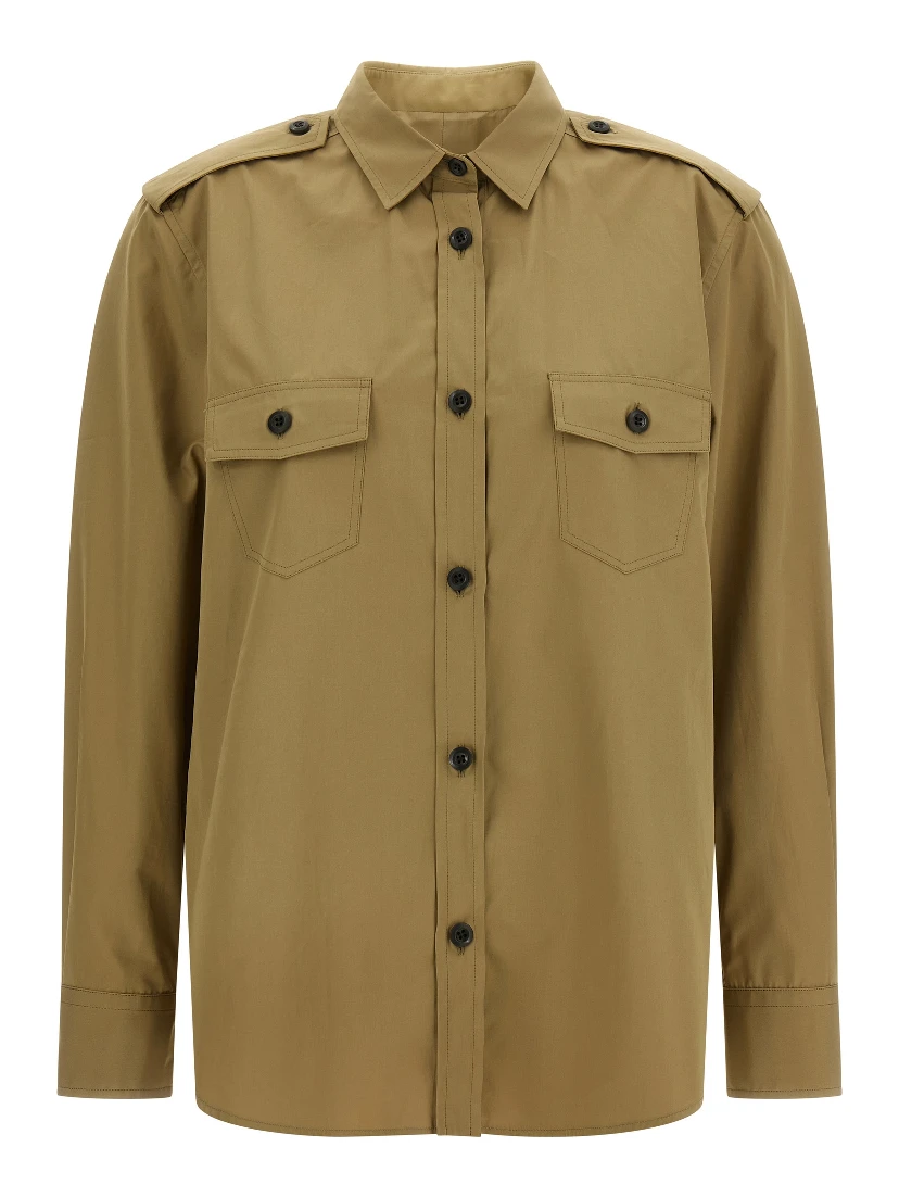 Brown Cotton Blouse